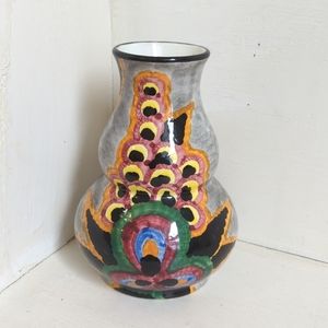 Vintage German Hand Painted Vase